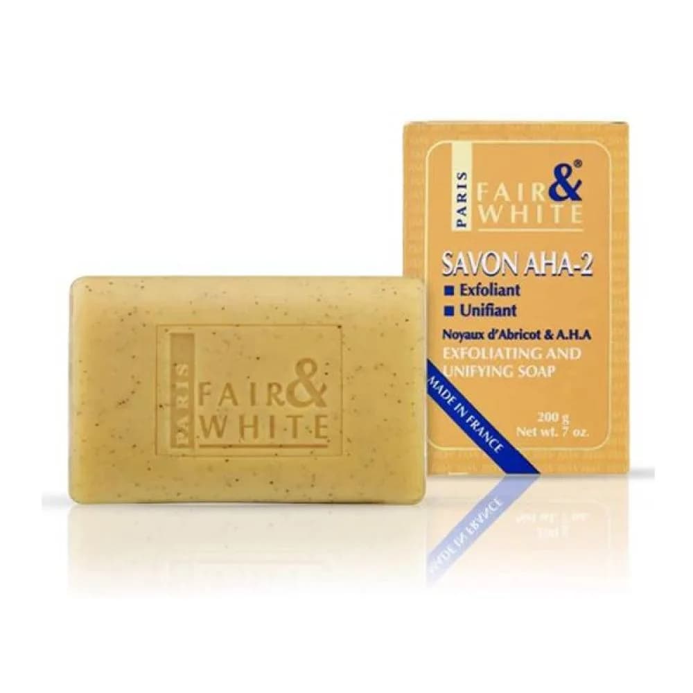 Fair & White Fruit Acid Exfoliating Soap - 200g