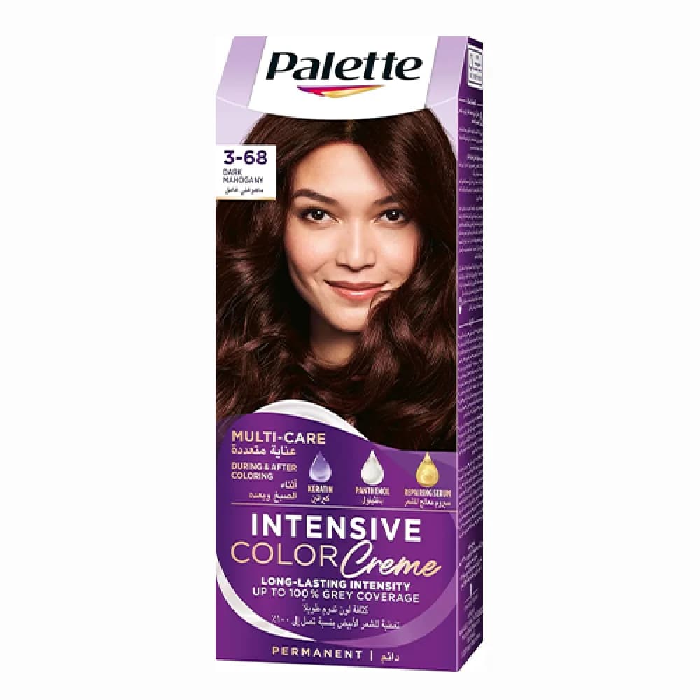 Dark Mahogany Hair Dye Palette 68-3