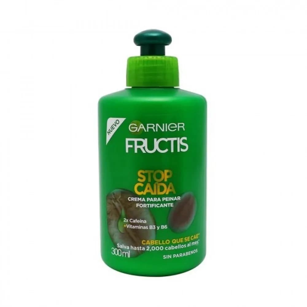 Garnier Fructis Coffee Bean Cream to treat hair loss and restore density, fortified with Vitamin B6 and B5 - 300 ml