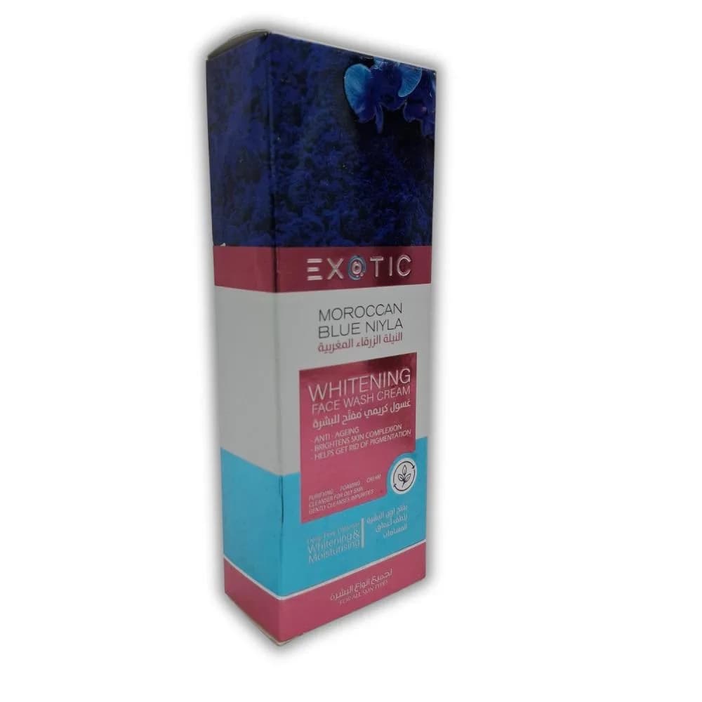 Exotic Moroccan Blue Indigo Cream Wash 100ml