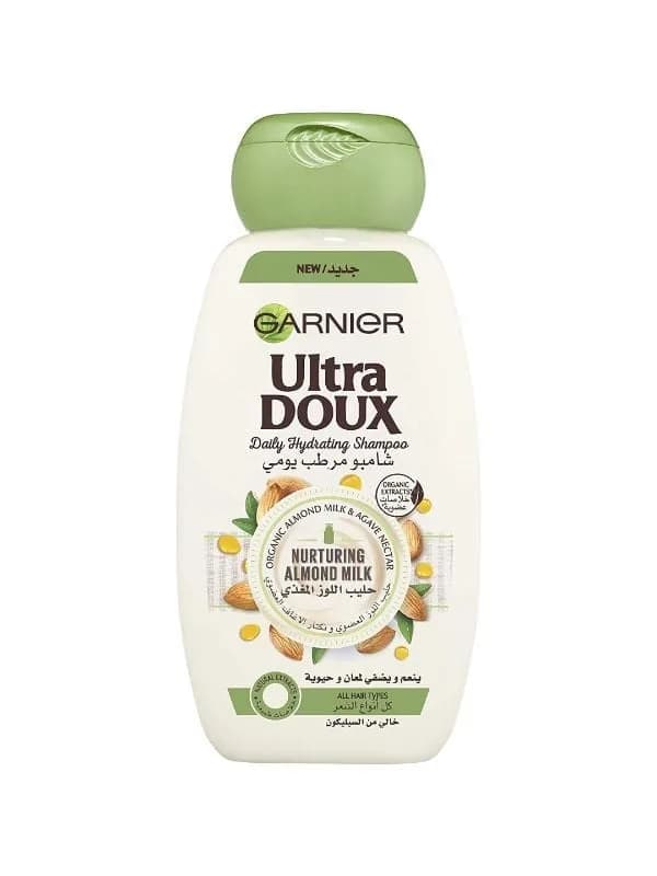 Garnier Ultra Doux Daily Moisturizing Shampoo with Nourishing Almond Milk 400ml