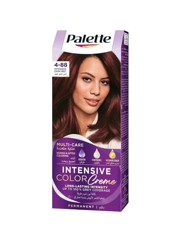 Permanent hair dye, intense dark red 88-4 by Palette - 50ml