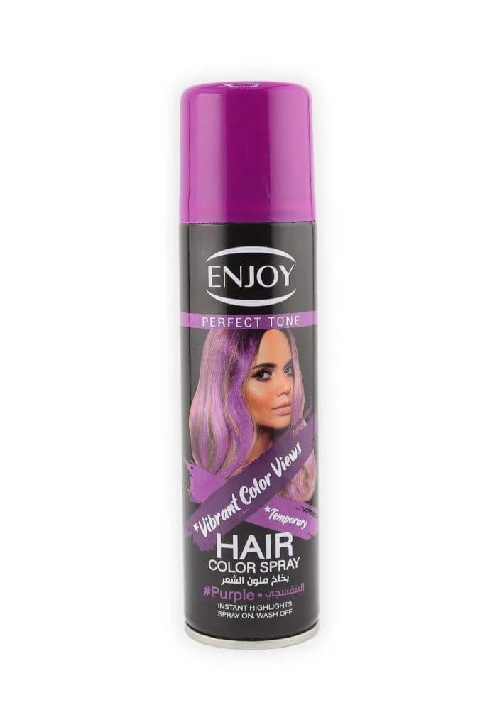 Enjoy Perfect Tone Temporary Hair Color Spray, Purple, 150ml