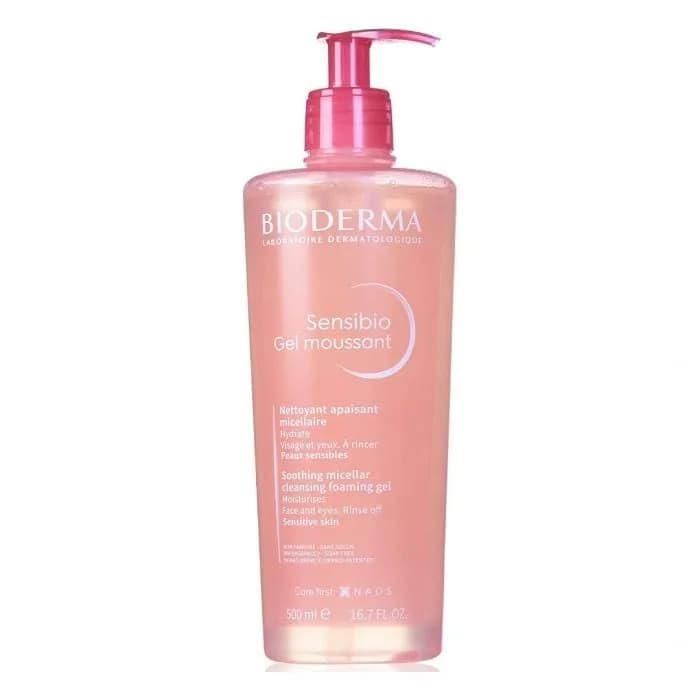 Bioderma Sensibio Micellar Foaming Cleansing Gel for Sensitive Skin – 500ml