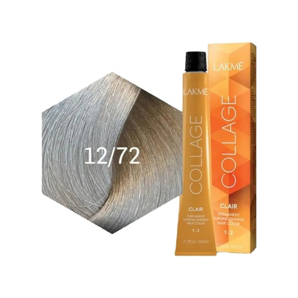 Lakme Collage Clear Hair Color - Super Mineral Blonde Violet 12/72