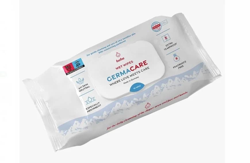 Germacare Soft & Safe Baby Wipes (60 Wipes)