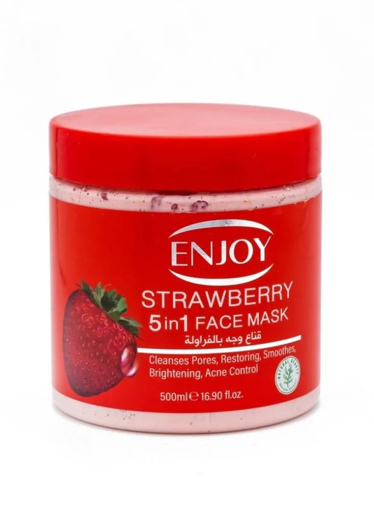 Enjoy Strawberry 5-in-1 Face Mask, 500ml