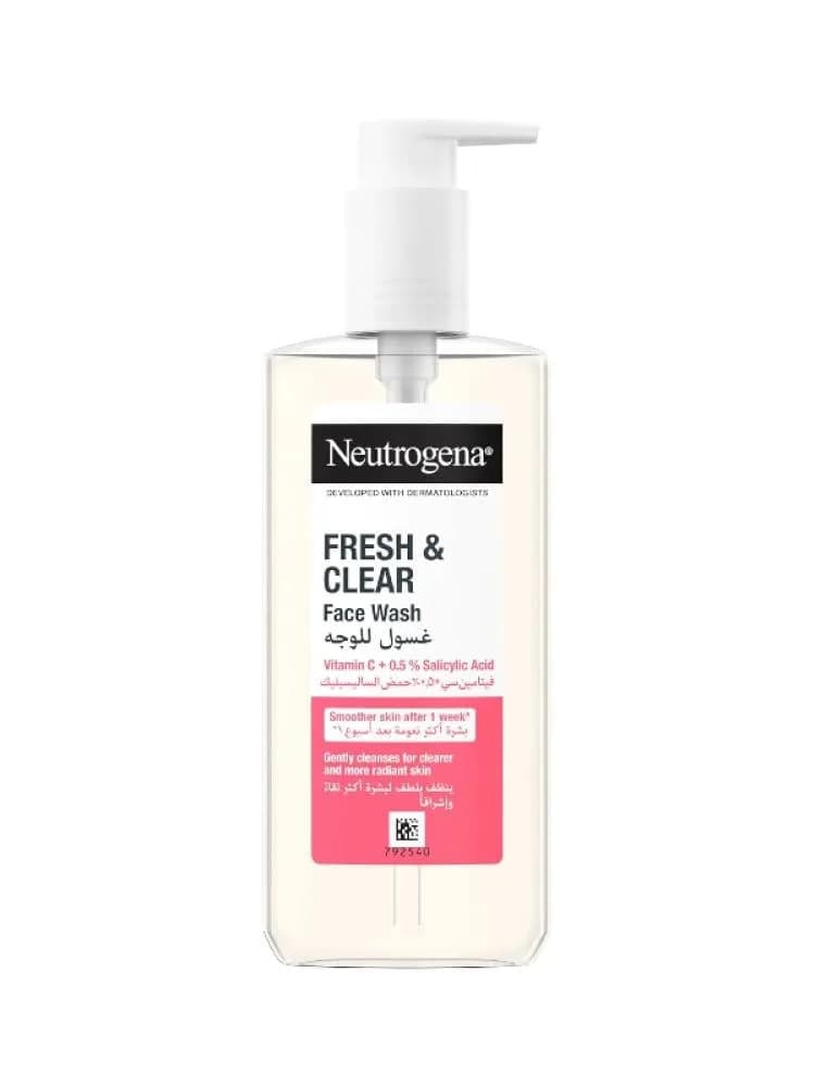 Fresh & Clear Facial Wash with Vitamin C and Salicylic Acid by Neutrogena - 200ml