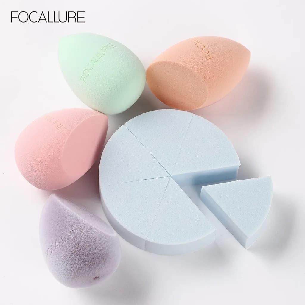 Focallure Beauty Blender Sponge - 6 Sponge Pieces