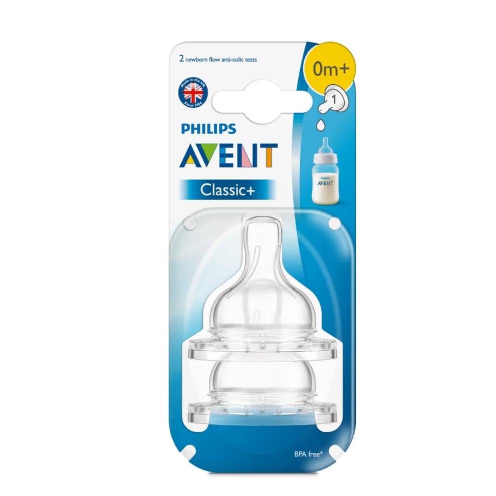 Avent Classic Nursing Nipples + 2 Pack