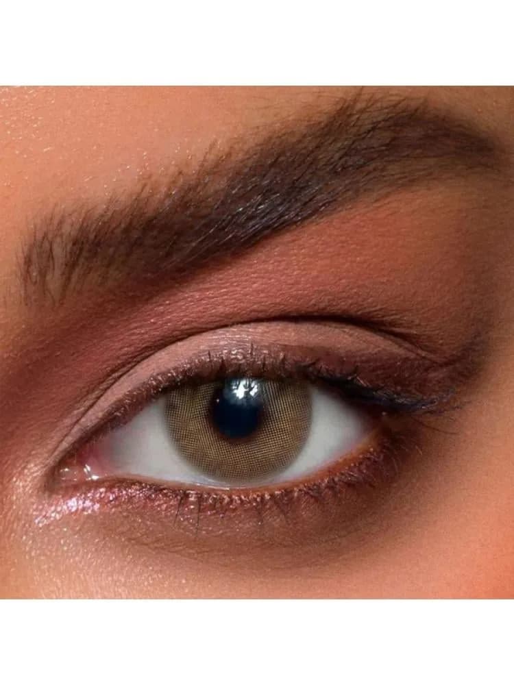 Anastasia monthly cosmetic contact lenses, tan color