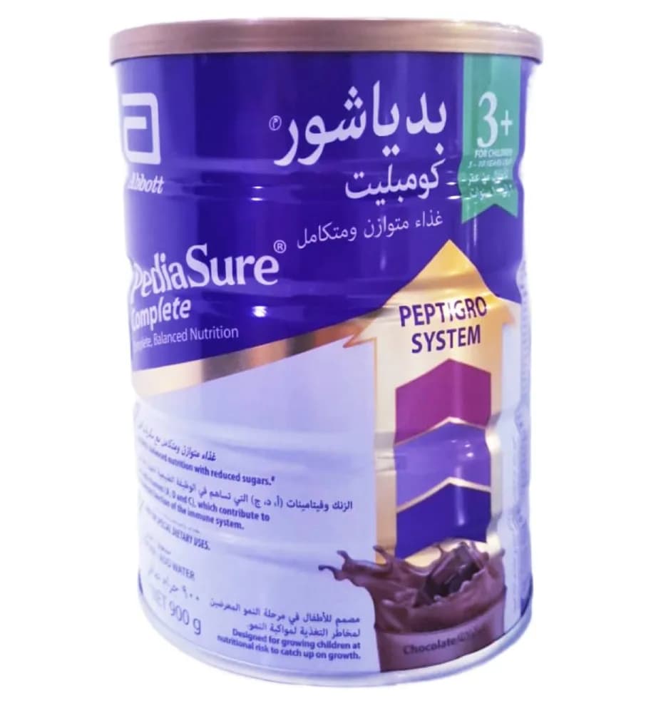 PediaSure Complete Milk (3+) Chocolate from 3 to 10 years - 900 grams