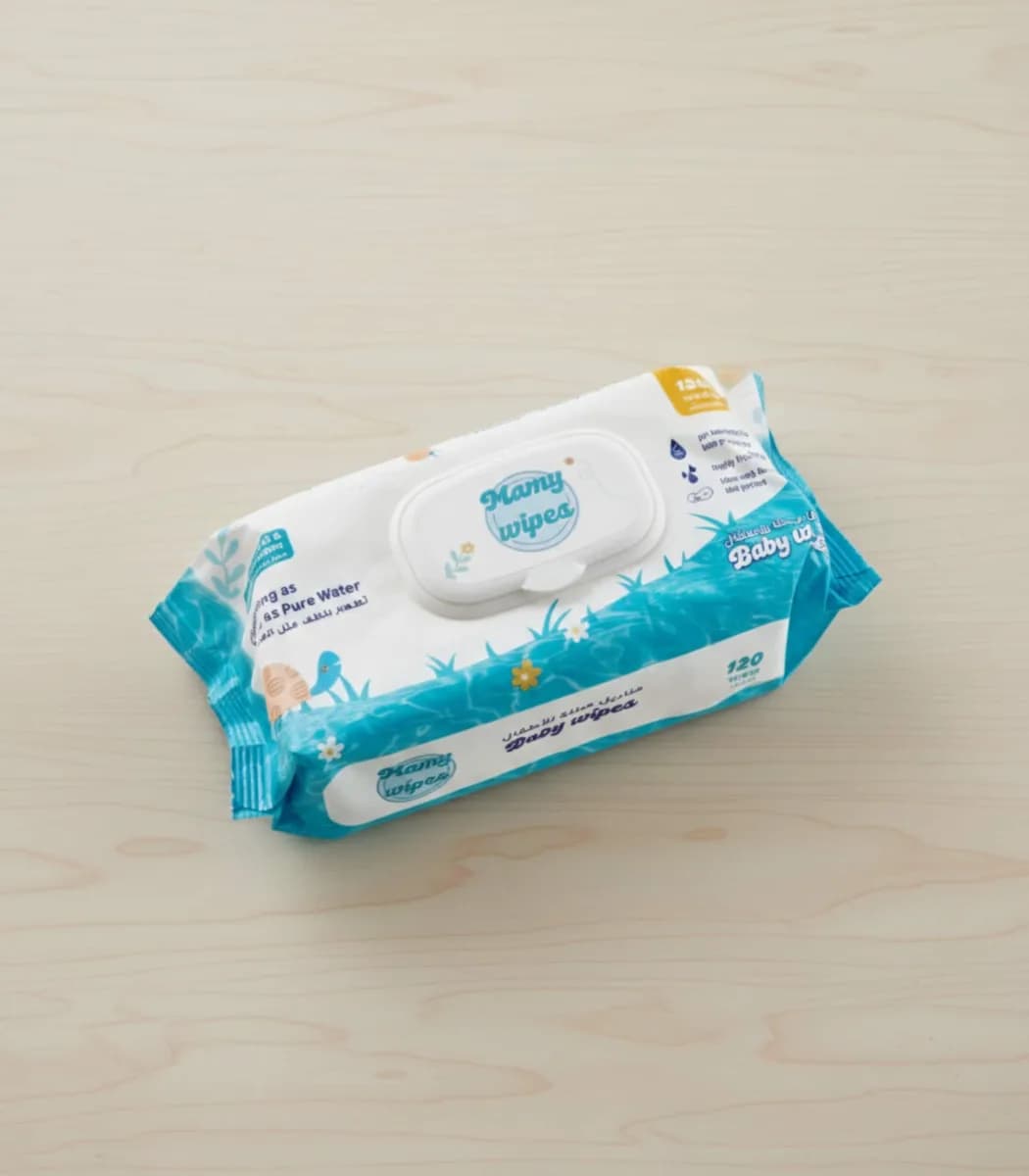 Mami Baby Wipes, 120 soft and safe wipes