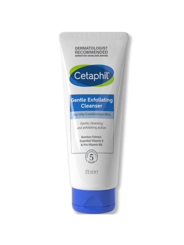 Cetaphil Gentle Exfoliating Cleanser for Dry, Oily & Combination Skin - 178ml