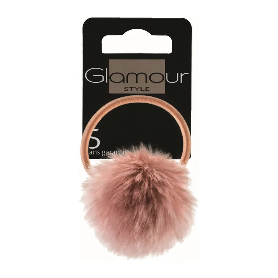 Glamour Pom-Pom Hair Elastics