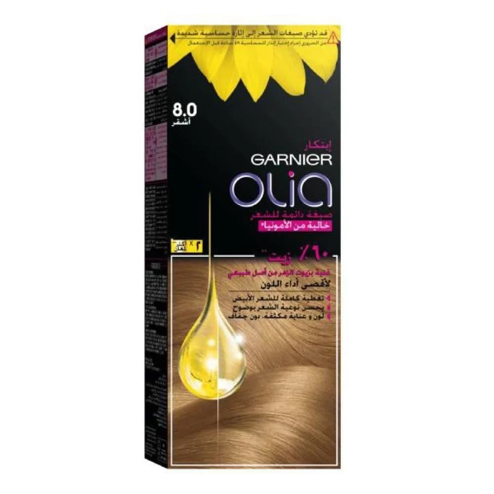 Garnier Olia Blonde Ammonia-Free Hair Color - 8.0