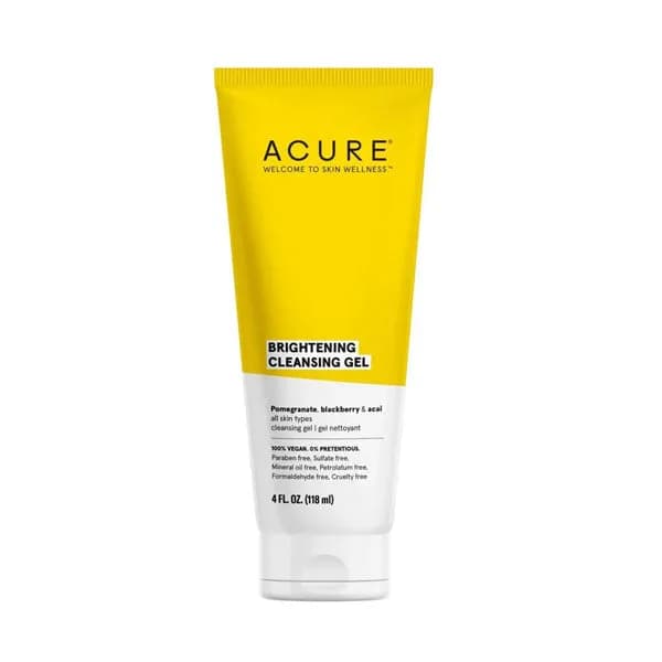 Acure skin lightening cleansing gel 118 ml