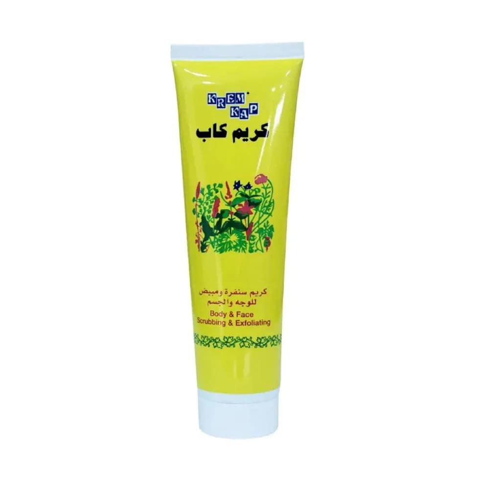 Cap Cream Whitening Scrub for Face and Body, 75ml Tube