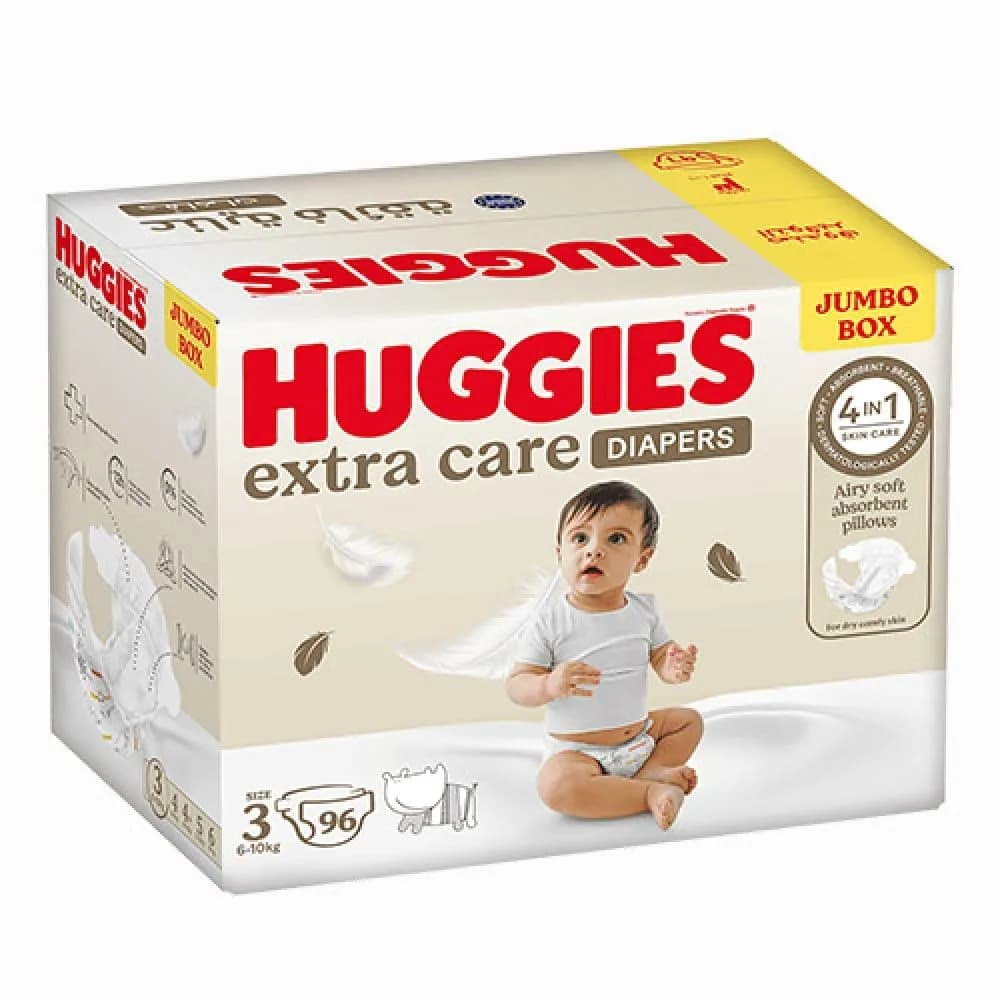 Huggies Ultra Care Diapers Size 3 - 96 Diapers