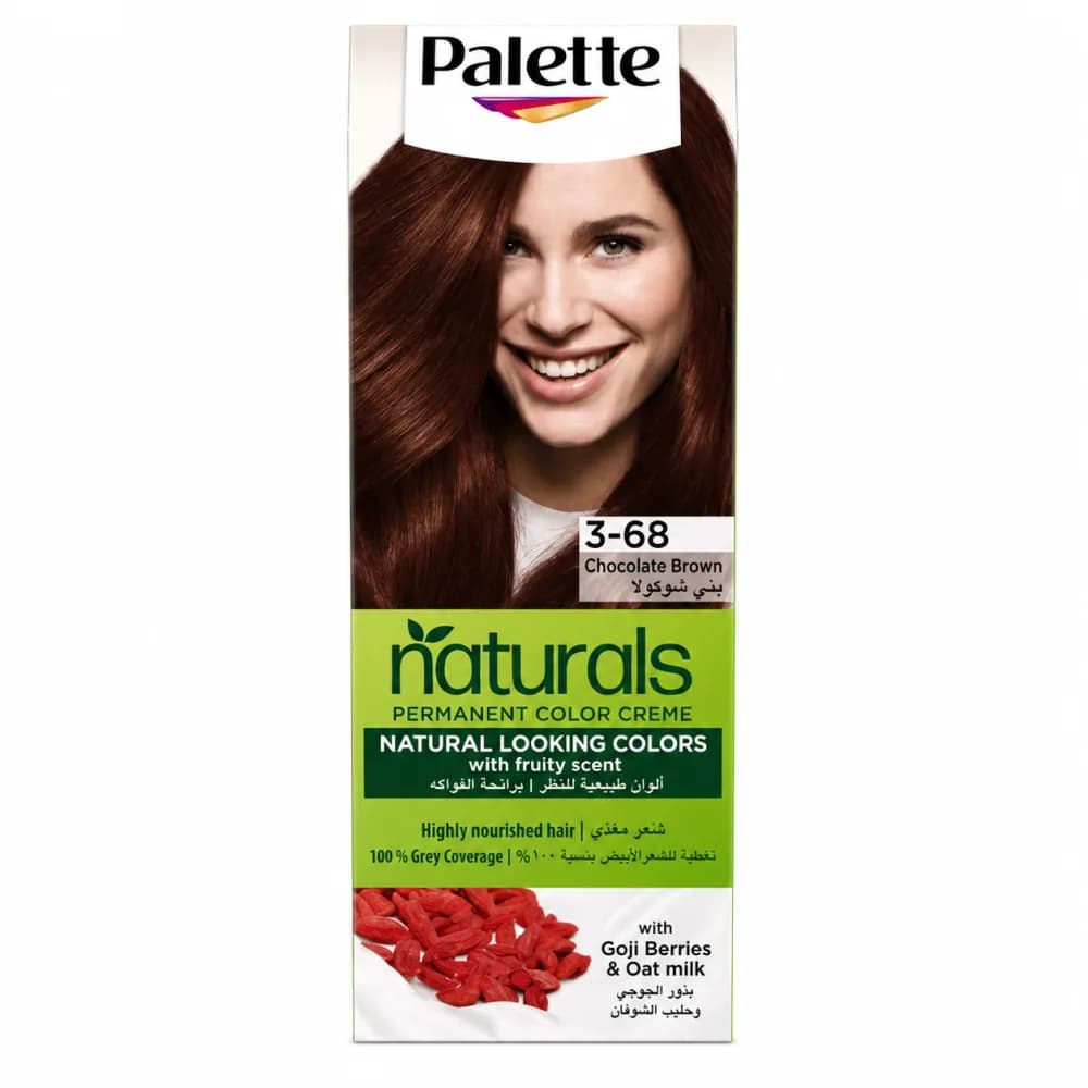 Palette Cream Hair Dye BNC 3-68 Chocolate Brown