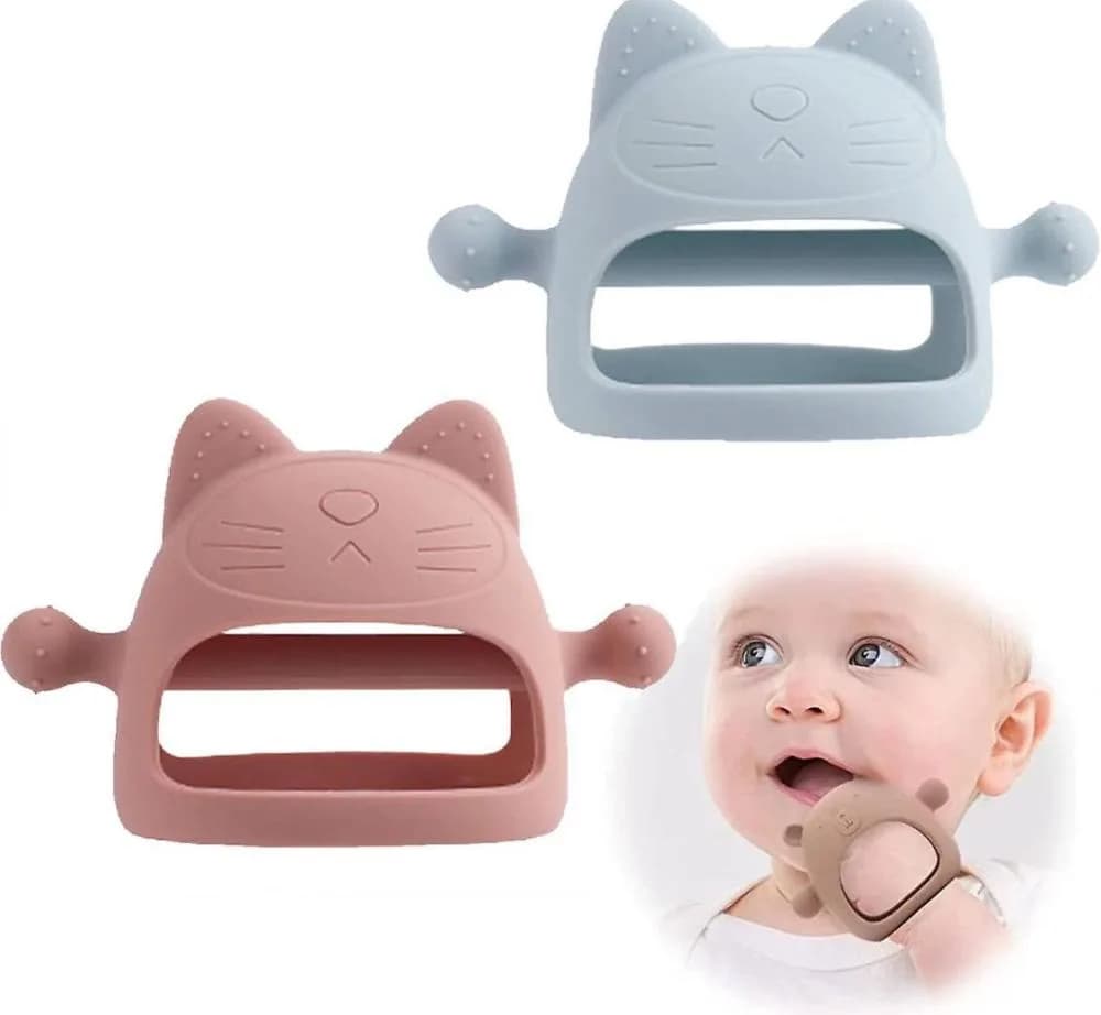 Baby Zone Teething Hand Grip Silicone Model 8250